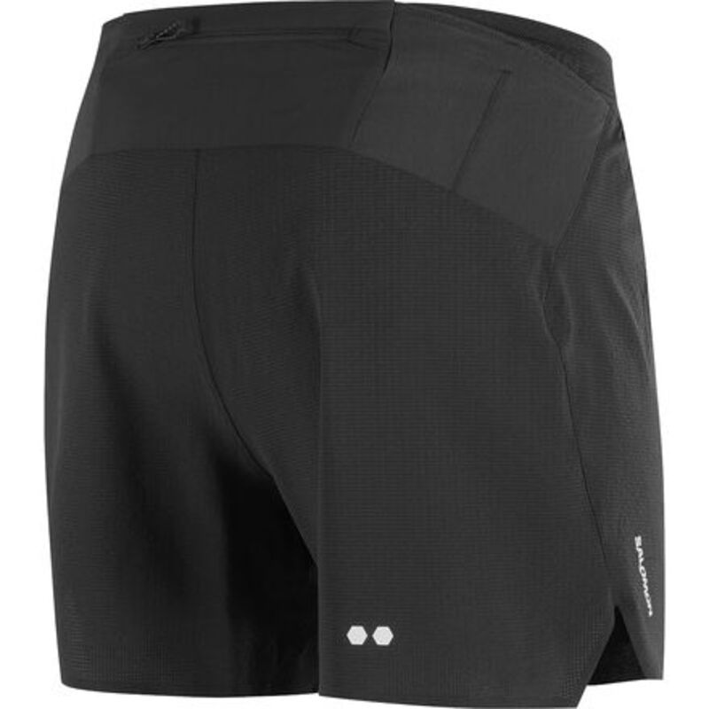 サロモン メンズ ボトムス カジュアルパンツ Salomon Sense Aero Stow 5in Short - Men's Deep Black ブラック