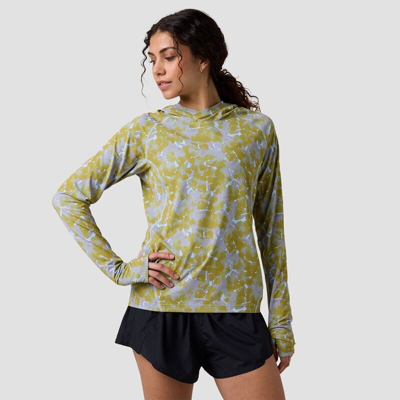 バックカントリー レディース トップス Tシャツ パーカー Backcountry Tahoe Sun Hoodie - Women's Liquid Floral Print