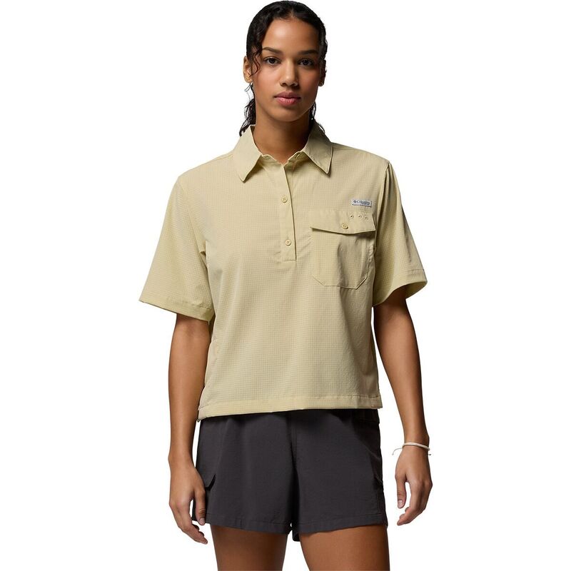コロンビア レディース トップス プルオーバー 半袖 Columbia Wild Cast Vent Short-Sleeve Shirt - Women\u0027serpentine