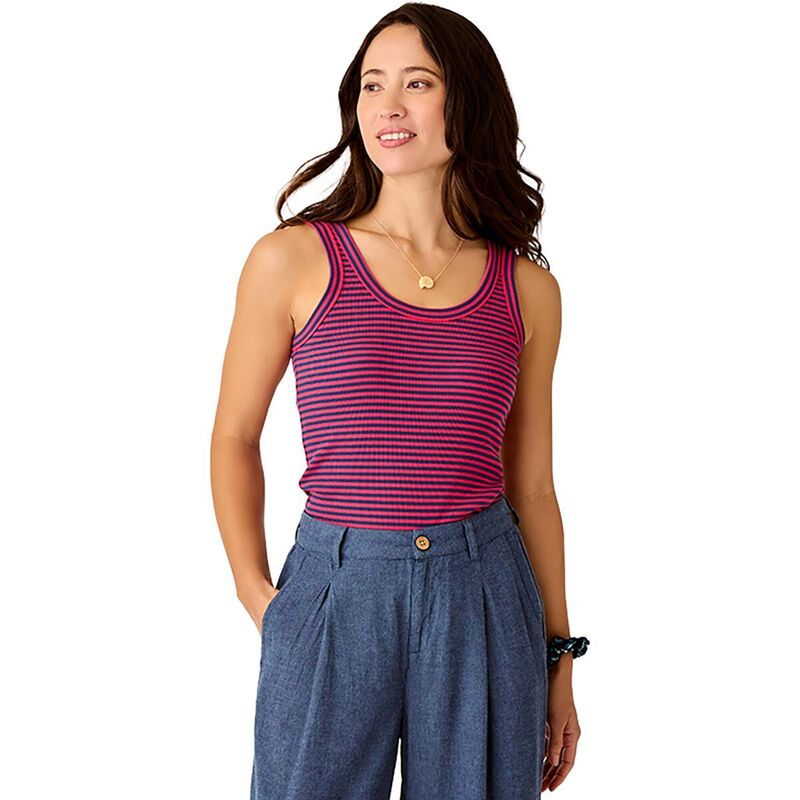カーブデザイン レディース トップス タンクトップ Carve Designs Everib Tank Top - Women's July Stripe ストライプ