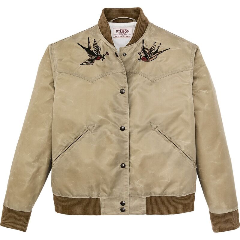 フィルソン レディース アウター ジャケット・ブルゾン サテン Filson Western Satin Jacket - Women'silver Sage セージ