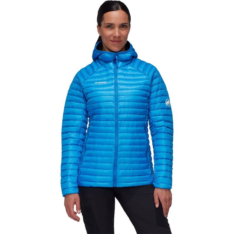 マムート レディース アウター ジャケット・ブルゾン フーデッドジャケット Mammut Aenergy IN Hooded Jacket - Women's Glacier Blue/Black ブラック｜ReVida 店