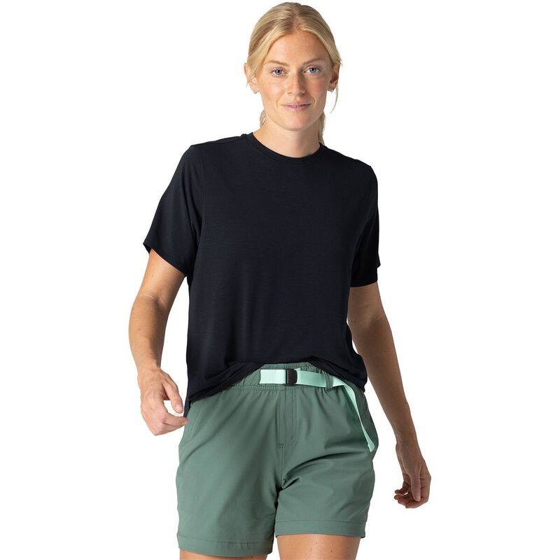 アウトドアリサーチ レディース トップス Tシャツ Outdooresearch Eclipse Sun T-Shirt - Women's Black ブラック｜ReVida 店 14,024円