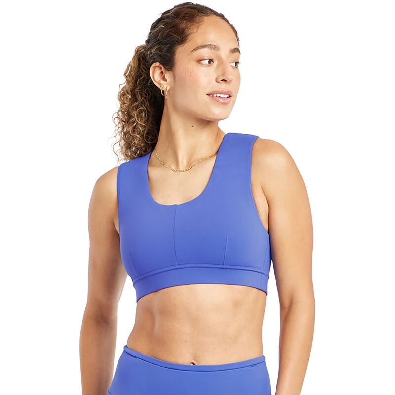 オイセル レディース アンダーウェア ブラジャー Oiselle Flyout Bra - Women's Blue Rapids ブルー