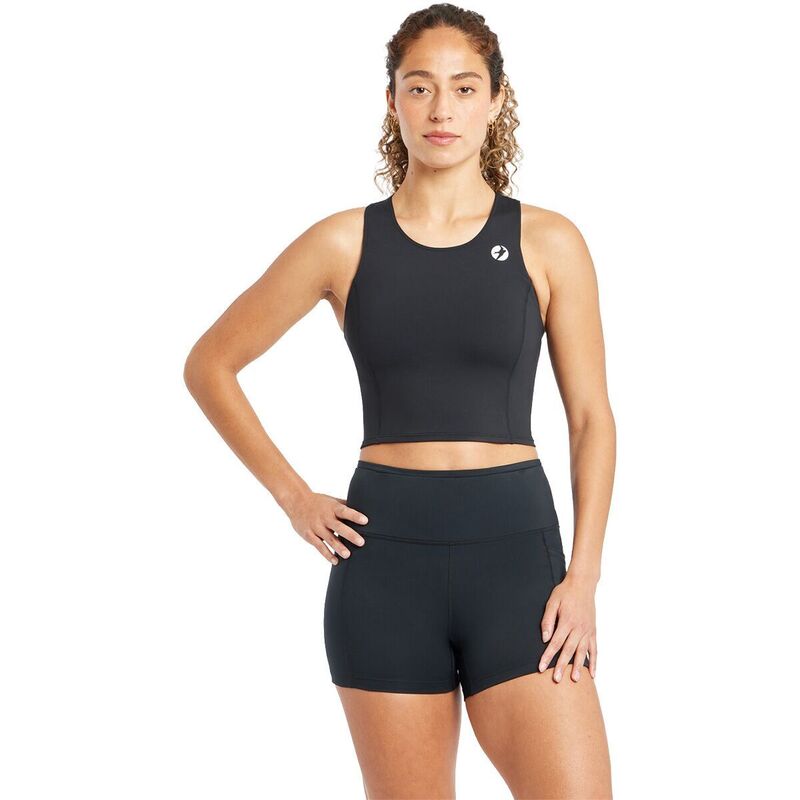 オイセル レディース トップス Tシャツ Oiselle Perfect Crop Tank Top - Women's Black ブラック|ReVida 店