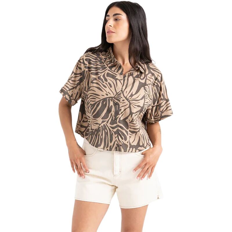 ローアク レディース トップス Tシャツ Roark Bless Up Camp Shirt - Women's Khaki カーキ