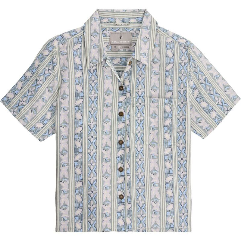 ロイヤルロビンズ レディース トップス Tシャツ 半袖 Royal Robbins Camino Pucker Short-Sleeve Shirt - Women'sage Leaf Botanist セージ|ReVida 店