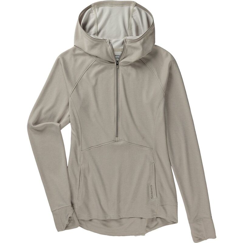 シムズ レディース トップス Tシャツ パーカー Simms Bugstopper Hoodie - Women's Lunar Gray Heather グレー