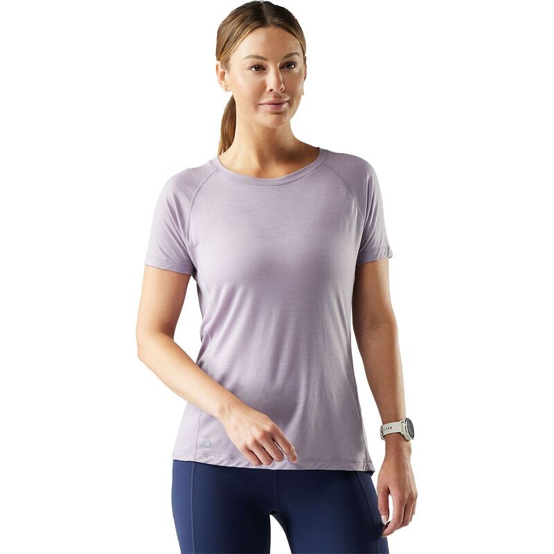 スマートウール レディース トップス Tシャツ 半袖 Smartwool Merino Sport Ultralite Short-Sleeve Shirt - Women's Purple Storm パープル 15,315円