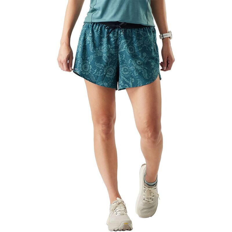 スマートウール レディース ボトムス カジュアルパンツ Smartwool Active Lined 4in Short - Women's Twilight Rustic Floral