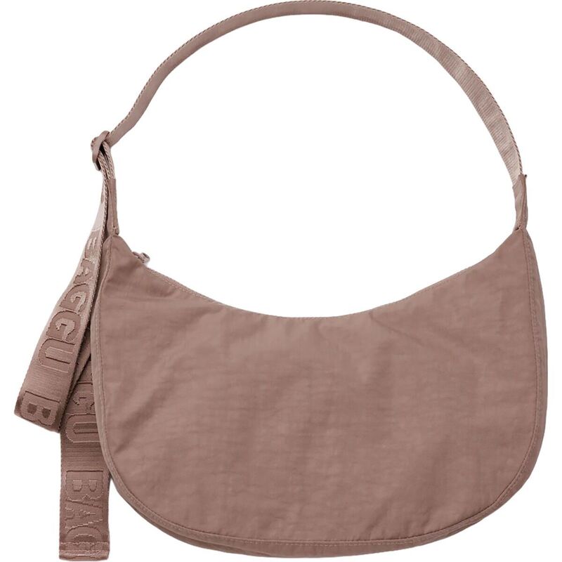バッグー メンズ ショルダーバッグ ナイロン BAGGU Medium Nylon Crescent Bag Toasted Almond
