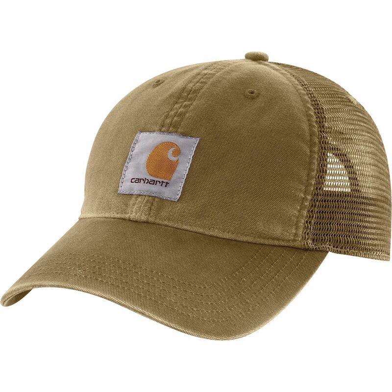 カーハート メンズ アクセサリー 帽子 メッシュ キャップ Carhartt Canvas Mesh-Back Cap Darkhaki カーキ