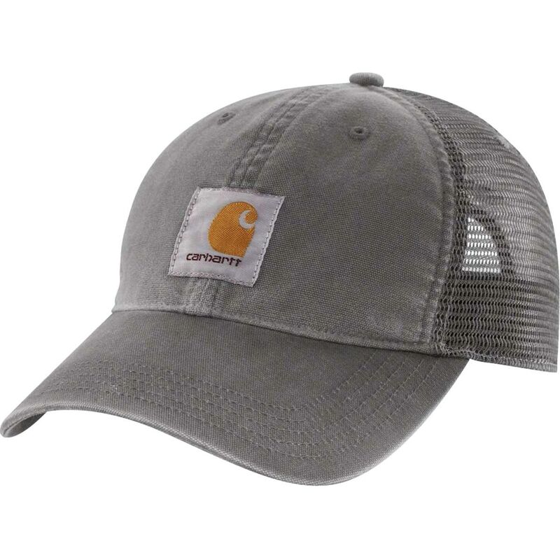 カーハート メンズ アクセサリー 帽子 メッシュ キャップ Carhartt Canvas Mesh-Back Cap Gravel