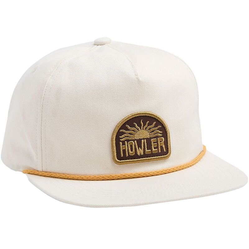 ハウラーブラザーズ メンズ アクセサリー 帽子 Howler Brothers Unstructured Snapback Hat El Sol : White ホワイト