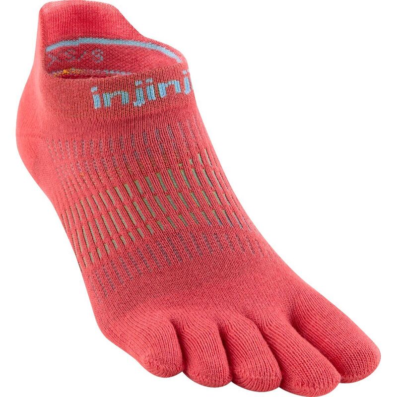 インジンジ レディース アンダーウェア 靴下 Injinji Lightweight Runo-Show Sock - Women's Coral コーラル