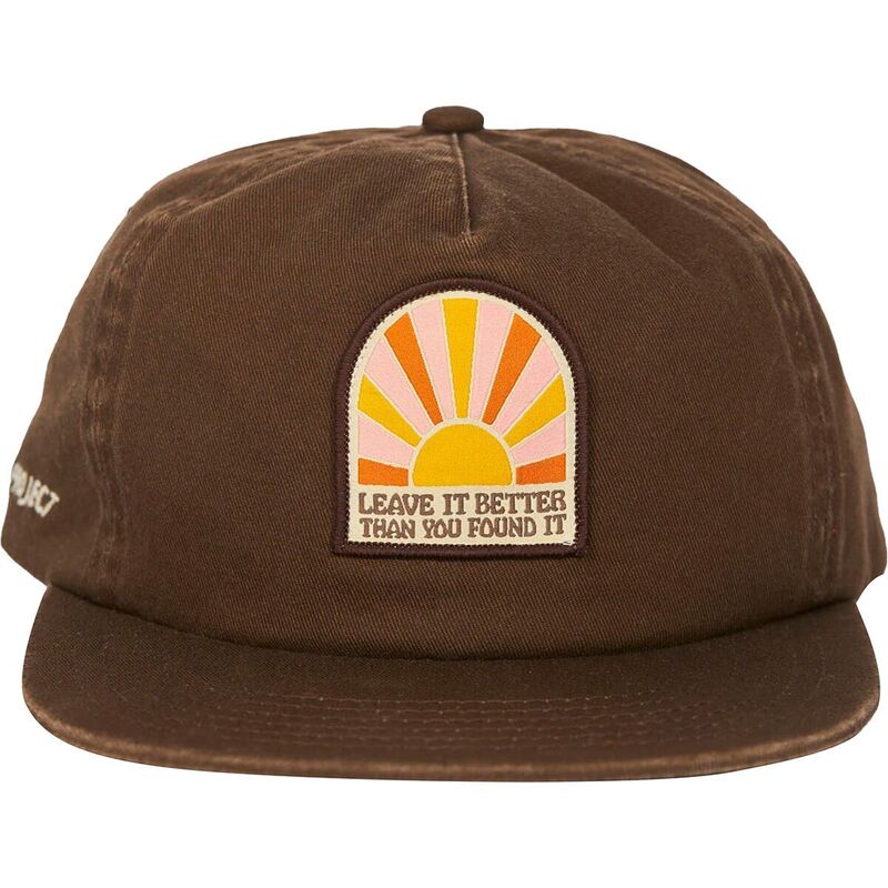 パークスプロジェクト メンズ アクセサリー 帽子 Parks Project Leave it Better Sunrise Patchat Brown ブラウン｜ReVida 店
