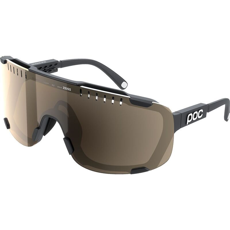 ピーオーシー メンズ 付属品 サングラス・アイウェア POC Devour Mid Sunglasses Uranium Black/Clarity Trail/Partly Sunny Silver 黒いこと
