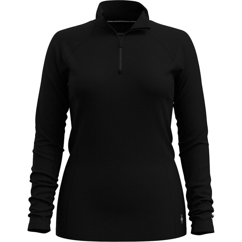 スマートウール レディース トップス Tシャツ Smartwool Classic All-Season Merino 1/4-Zip Baselayer - Women's Black ブラック