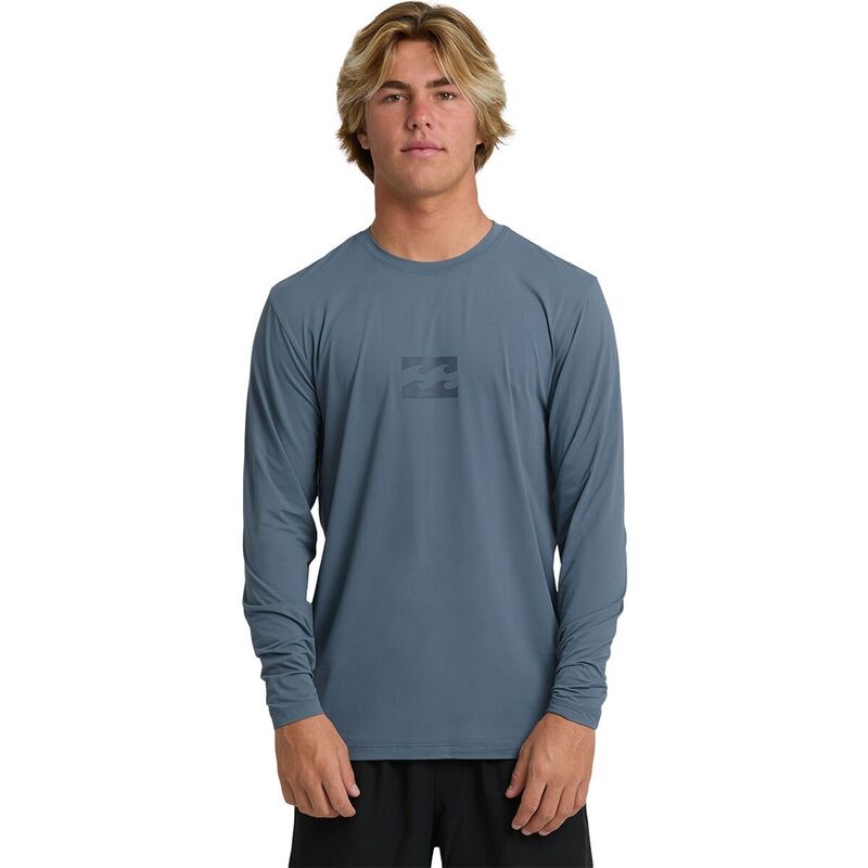 ビラボン メンズ トップス Tシャツ 長袖 Billabong All Day Wave LF Long-Sleeve Rashguard - Men's Blue Fog ブルー|ReVida 店