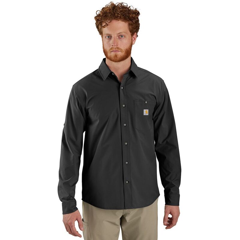 カーハート メンズ トップス シャツ リラックスフィット Carhartt Force Sun Defenderelaxed Fit LW LShirt - Men's Black ブラック