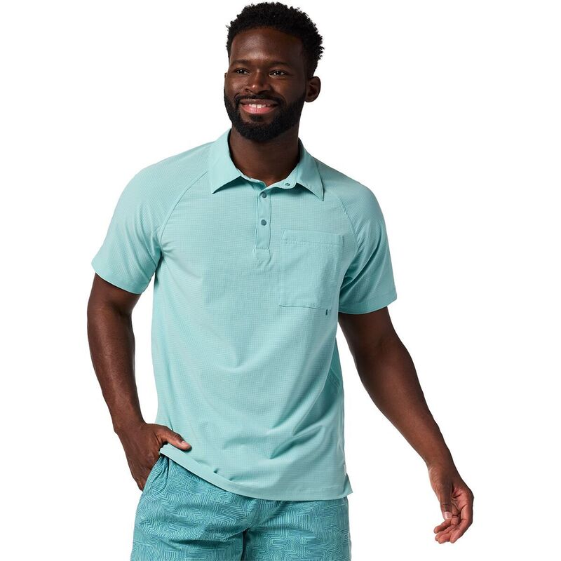コートパクシー メンズ トップス ポロシャツ Cotopaxi Pulso Tech Polo - Men's Tide Pool｜ReVida 店