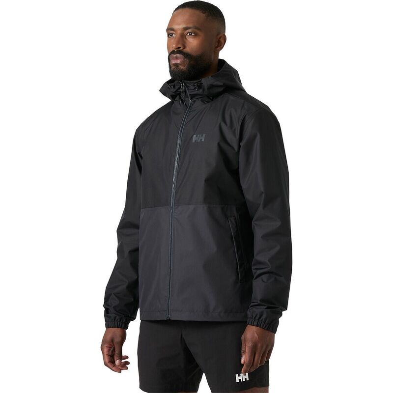 ヘリーハンセン メンズ アウター ジャケット・ブルゾン Helly Hansen HHilo Rain Jacket - Men's Black ブラック｜ReVida 店