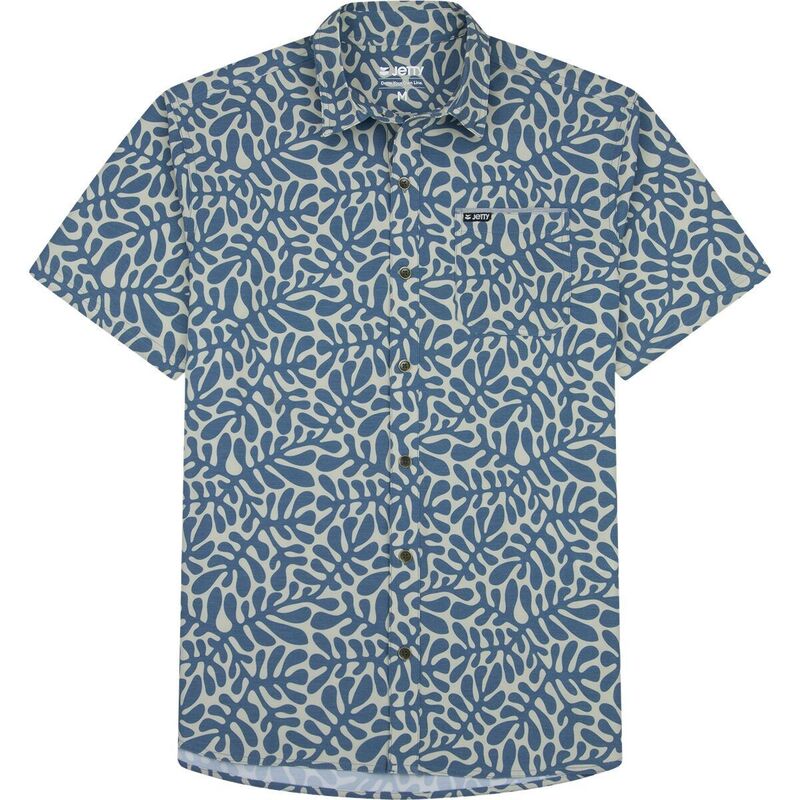 ジェッティ メンズ トップス シャツ 半袖 Jetty Garwood Woven Short-Sleeve Shirt - Men's Blue ブルー