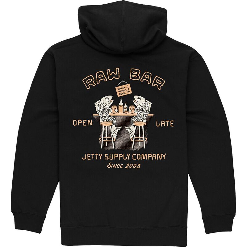 ジェッティ メンズ アウター パーカー・スウェット Jetty Raw Bar Hoodie - Men's Black ブラック｜ReVida 店