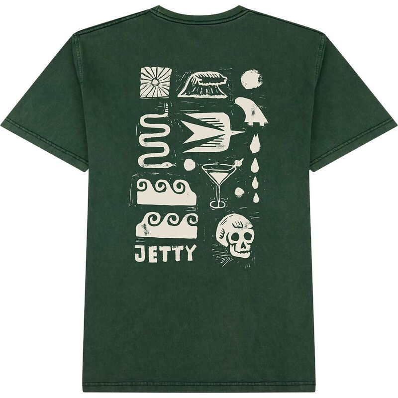 ジェッティ メンズ トップス Tシャツ Jetty Runes T-Shirt - Men's Green グリーン 10,380円