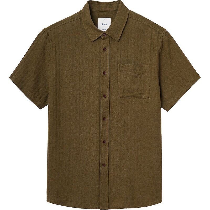 ケイティン メンズ トップス シャツ Katin Alan Solid Shirt - Men's Olive Night オリーブ