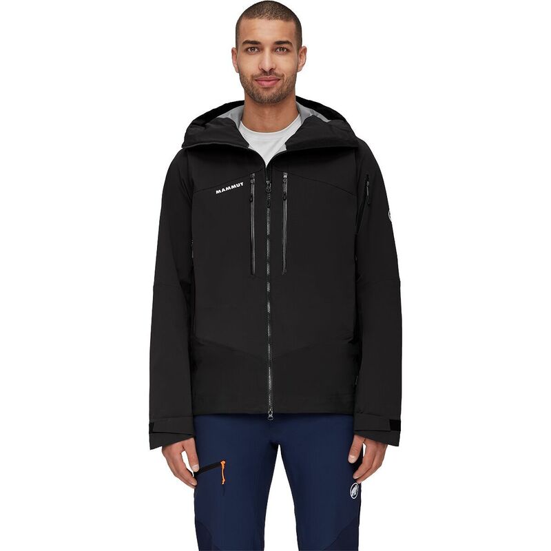マムート メンズ アウター ジャケット・ブルゾン フーデッドジャケット Mammutaiss Pro HS Hooded Jacket - Men's Black ブラック