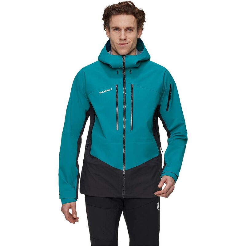 マムート メンズ アウター 上衣・上衣 フーデッドジャケット Mammutaiss Pro HS Hooded Jacket - Men\u0027s Deep Teal/Black 黒いこと
