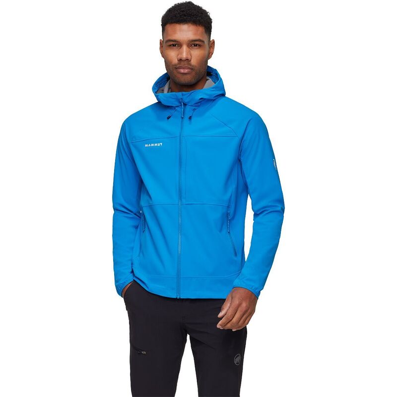 マムート メンズ アウター 上衣・上衣 フーデッドジャケット Mammut Ultimate Comfort SO Hooded Jacket - Men\u0027s Glacier Blue 青色 コート・ジャケット-メンズファッション