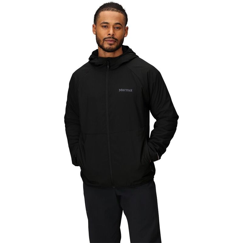マーモット メンズ アウター ジャケット・ブルゾン フーデッドジャケット Marmot Aerothermal Hooded Jacket - Men's Black ブラック