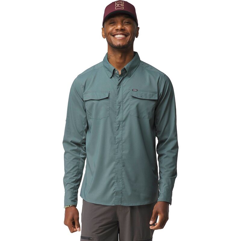 エヌアールエス メンズ トップス シャツ 長袖 NRS Guide Shirt Long-Sleeve Shirt - Men'slate スレート