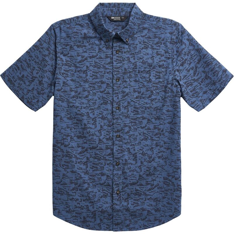 アウトドアリサーチ メンズ トップス シャツ 半袖 Outdooresearch Rooftop Short-Sleeve Shirt - Men'skyline Switchback Print