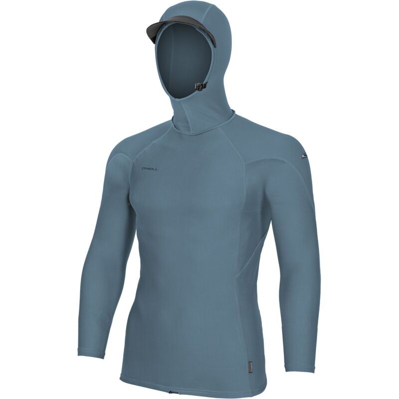 オニール メンズ トップス Tシャツ O'Neill Hyperfreak Skins O'Zone Hooded Rashguard - Men's Blufusion/Blufusion｜ReVida 店