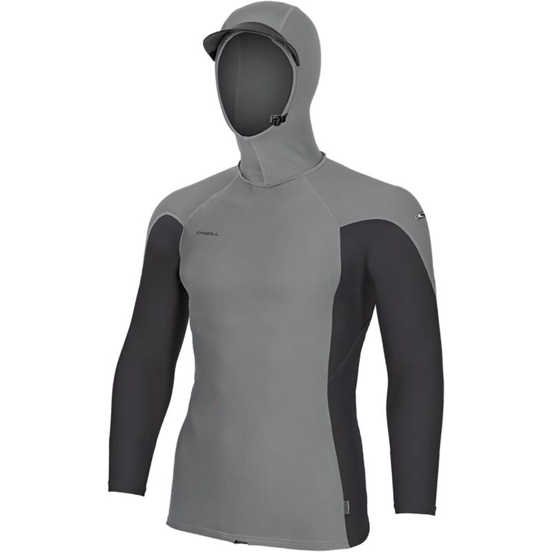 オニール メンズ トップス Tシャツ O'Neill Hyperfreak Skins O'Zone Hooded Rashguard - Men'smoke/Tempsteel スモーク 19,066円