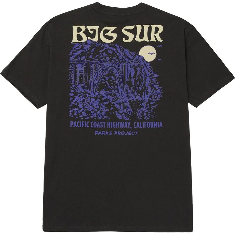 パークスプロジェクト メンズ トップス Tシャツ プリント Parks Project Big Sur Bridges Puff Print Pocket-Shirt - Men's Raw Natural｜ReVida 店 11,684円