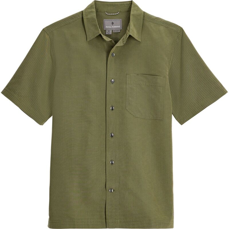 ロイヤルロビンズ メンズ トップス シャツ 半袖 Royal Robbins Desert Pucker Short-Sleeve Shirt - Men's Olive オリーブ