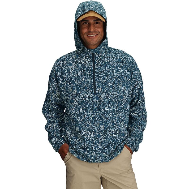 ロイヤルロビンズ メンズ トップス シャツ 長袖 パーカー Royal Robbinsalathe Sun Long-Sleeve Hoodie - Men's Orion Blue Solar Pt ブルー