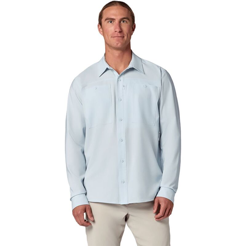 シムズ メンズ トップス シャツ 長袖 Simms Launch Long-Sleeve Shirt - Men's Bimini Blue Heather ヘザー