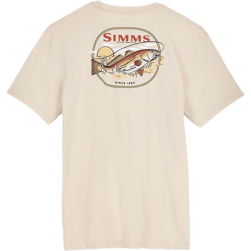 シムズ メンズ トップス Tシャツ Simms Redfish T-Shirt - Men's Natural｜ReVida 店