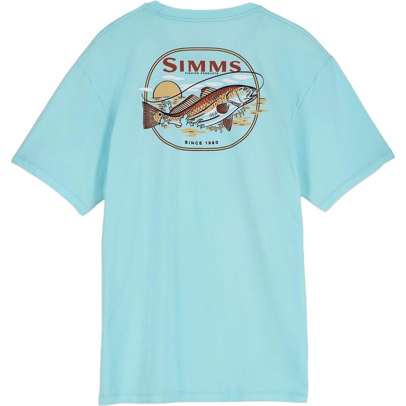シムズ メンズ トップス Tシャツ Simms Redfish T-Shirt - Men'sea Breeze｜ReVida 店