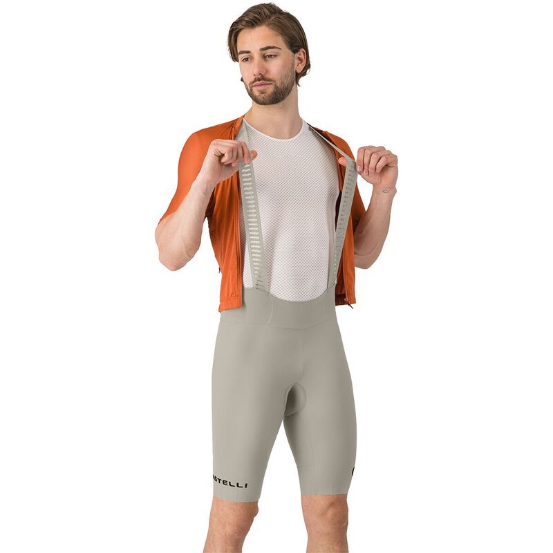 カステリ メンズ ボトムス ハーフパンツ・ショーツ Castelli Espresso 2 Bib Short - Men'silver Moon シルバー
