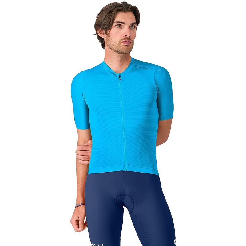 カステリ メンズ トップス Tシャツ ジャージー Castelli Espresso 2 Jersey - Men Neon Cobalt コバルト