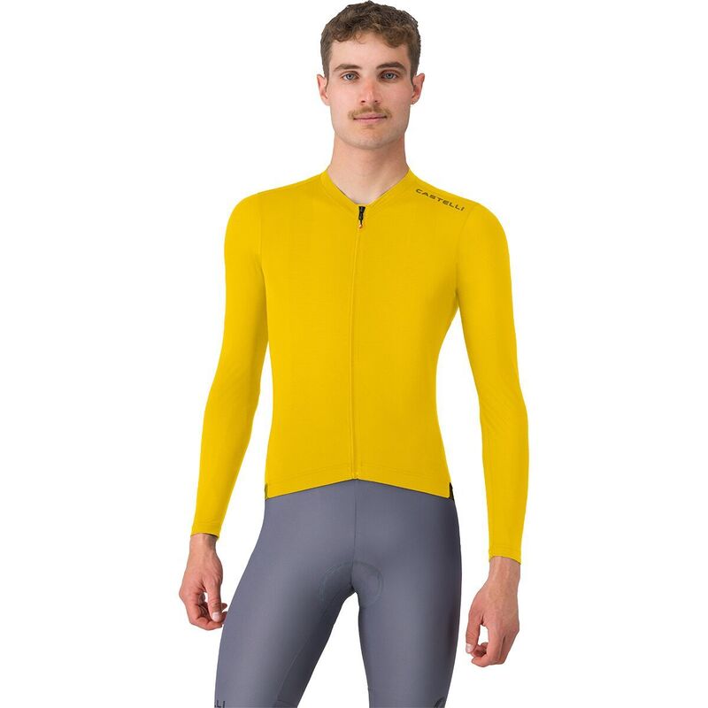 カステリ メンズ トップス Tシャツ ジャージー 長袖 Castelli Espresso 2 Long-Sleeve Jersey - Men's Mango Mojito｜ReVida 店 27,160円