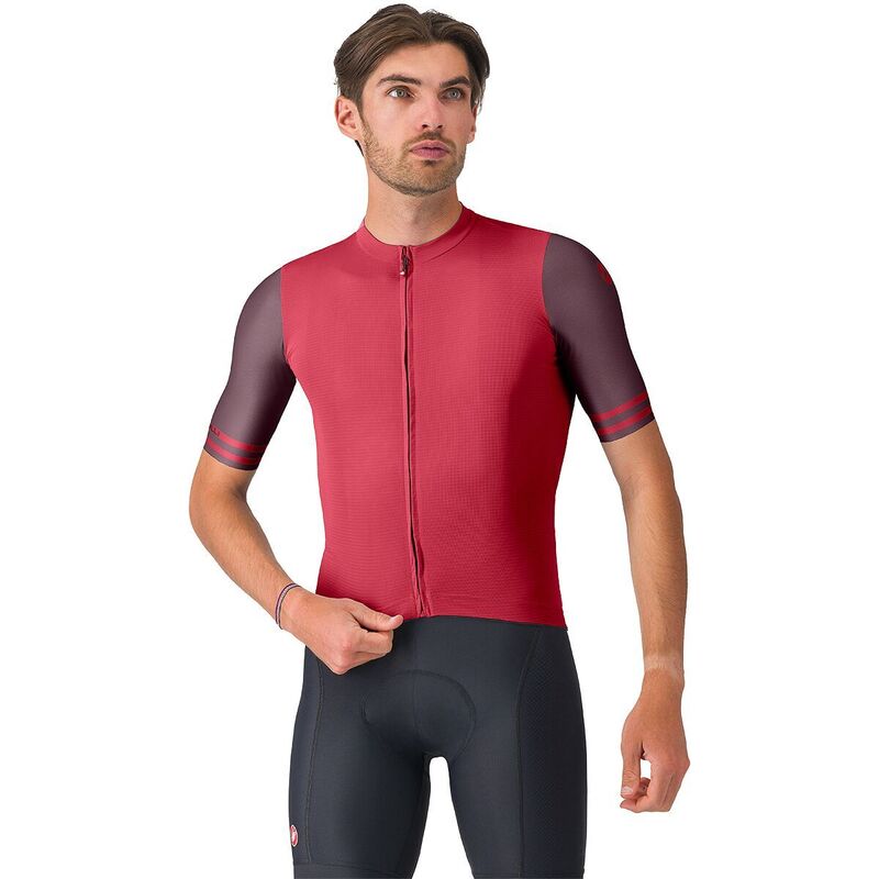 カステリ メンズ トップス Tシャツ ジャージー ロゴ Castelli Prologo Lite 2 Jersey - Men's Rich Red/Bordeaux レッド|ReVida 店