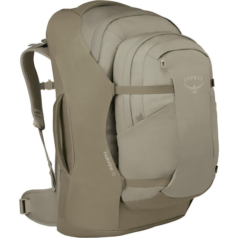 オスプレーパック レディース 御徒面子 うしろ側容器に並べる・背嚢 Osprey Packs Fairview 70L Backpack - Women\u0027sawdust/Olive Tan オリーブ