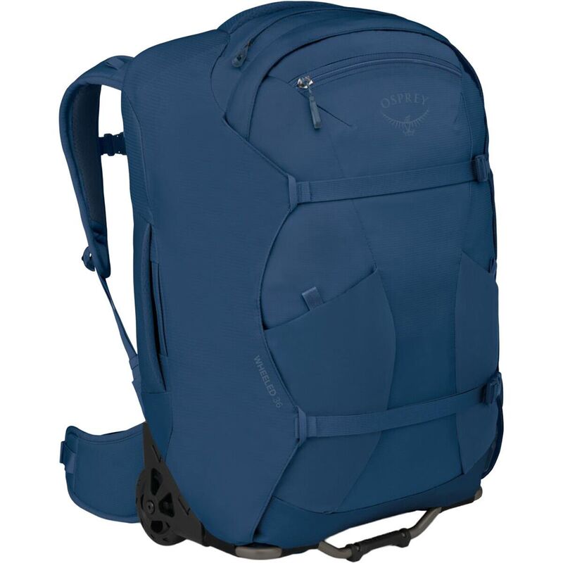 オスプレーパック メンズ 御徒面子 旅行バッグ 踵 Osprey Packs Farpoint Wheeled 36L Travel Pack Antique Blue 青碧